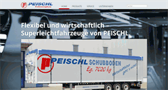 Desktop Screenshot of peischl-fahrzeugbau.at